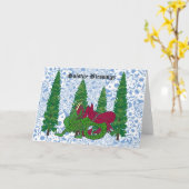 Solstice Sessings Dragon Karte (Gelbe Blume)