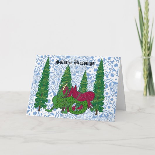 Solstice Sessings Dragon Karte (Vorderseite)