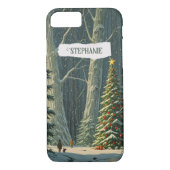 Solstice Spruce Personalisiert Weihnachten Case-Mate iPhone Hülle (Rückseite)