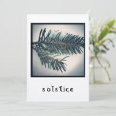 Solstice - Urlaubskarte Einladung (Stehend Vorderseite)