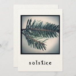 Solstice - Urlaubskarte Einladung