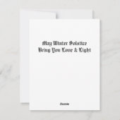 Solstice Weihnachten Pagan Wiccan Asatru Heathen H (Rückseite)