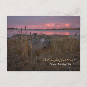 Soluppgång vid hat CC0760 Sideby Siipyy Postkarte