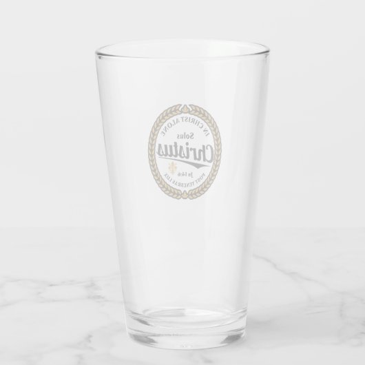 Solus Christus Glas (Rückseite)