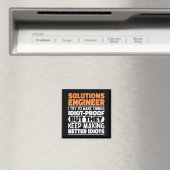 Solution Engineer Ich versuche, die Dinge Cool zu  Magnet (In Situ (Geschirrspüler))