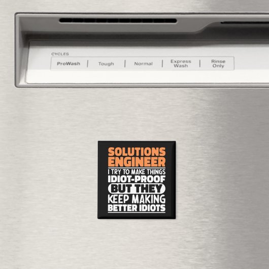 Solution Engineer Ich versuche, die Dinge Cool zu Magnet (In Situ (Geschirrspüler))