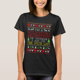 Solutions Architect Nice List Ugge Weihnachten T-Shirt