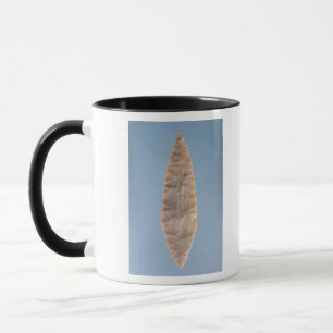 Solutrean "Lorbeer-Blat" Blatt, fand bei Volgu, Tasse