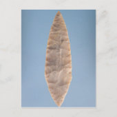 Solutrean'laurel leaf' blade, gefunden bei Volgu, Postkarte (Vorderseite)