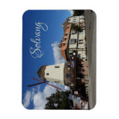 Solvang California Danish Windmill Souvenir Magnet (Vertikal)
