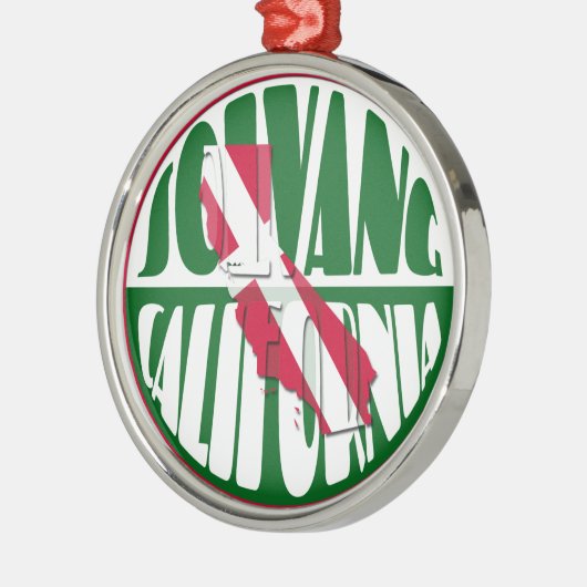 Solvang California Silbernes Ornament (Links)