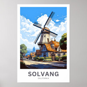 Solvang California Travel Print Poster