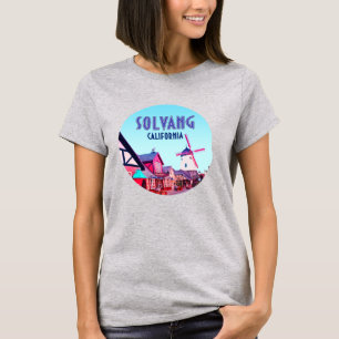 Solvang dänisches Stadtzentrum Kalifornien Vintage T-Shirt