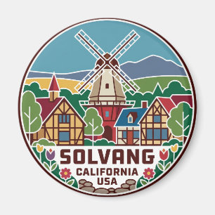 Solvang USA Magnet