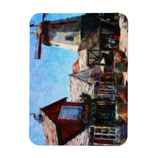 Solvang Windmill Magnet (Vertikal)