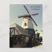Solvang Windmill Postcard! Postkarte (Vorderseite)