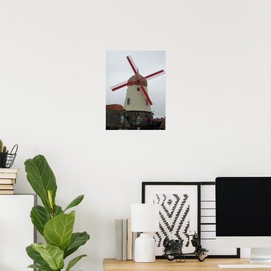 Solvang Windmill Poster (Heimbüro)