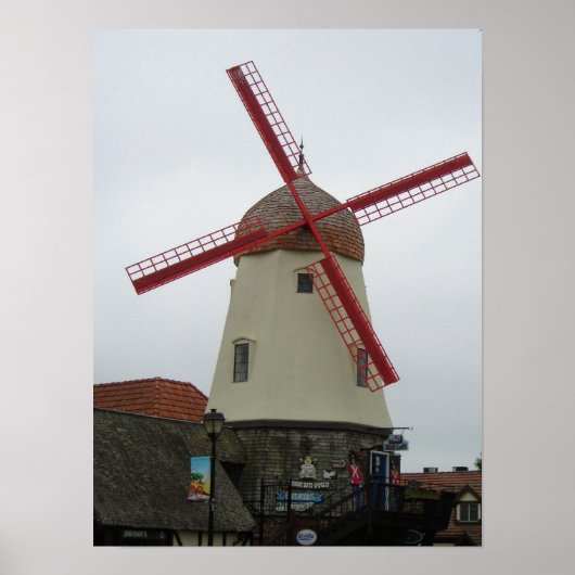 Solvang Windmill Poster (Vorne)