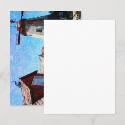 Solvang Windmill Postkarte (Vorne/Hinten)