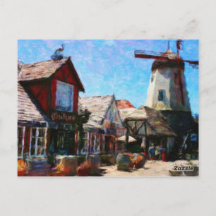 Solvang Windmill Postkarte
