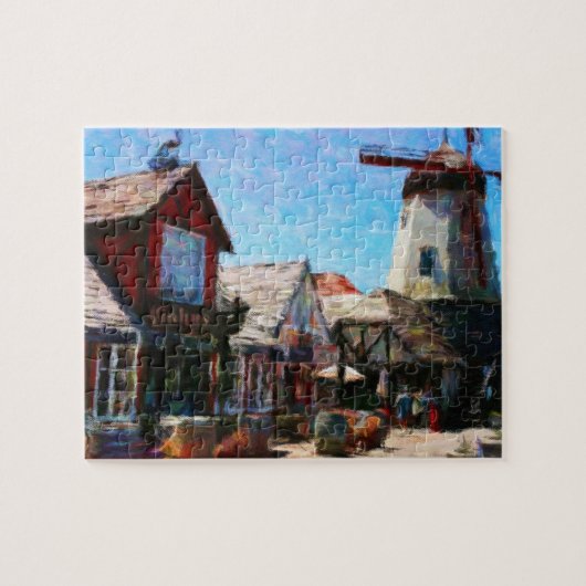 Solvang Windmühle Puzzle (Horizontal)