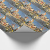 Solvang Windmühlen-Ansicht Geschenkpapier (Ecke)
