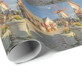 Solvang Windmühlen-Ansicht Geschenkpapier (Rolleneckpunkt)