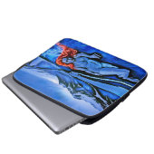 "Sólvátra" - Flamme unter Eis Laptopschutzhülle (Vorne Knopf)