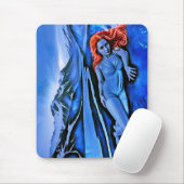 "Sólvátra" - Flamme unter Eis Mousepad (Mit Mouse)