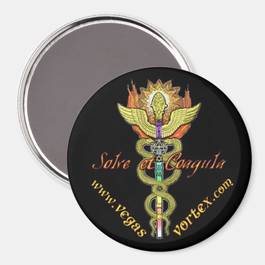 Solve Caduceus Magnet (Vorderseite/Rückseite)