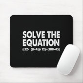 Solve The Equation Funny Math Teacher 67 Meme Six  Mousepad (Mit Mouse)