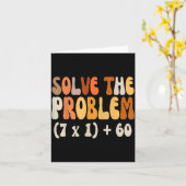Solve The Problem 67 Funny Math Meme Six Seven For Karte (Gelbe Blume)