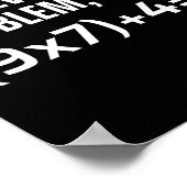 Solve The Problem Bruh 67 Six Seven Funny Math Tea Poster (Ecke)