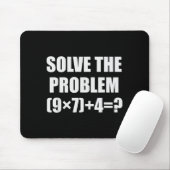 Solve The Problem Funny 67 Meme Brainrot Math Teac Mousepad (Mit Mouse)
