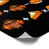 Solve The Problem Funny 67 Meme Brainrot Math Teac Poster (Ecke)