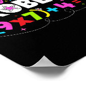 Solve The Problem Funny 67 Six Seven Meme Boy Girl Poster (Ecke)