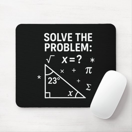 Solve The Problem Funny Math 67 Meme Teacher Stude Mousepad (Mit Mouse)