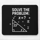 Solve The Problem Funny Math 67 Meme Teacher Stude Mousepad (Vorne)