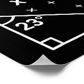 Solve The Problem Funny Math 67 Meme Teacher Stude Poster (Ecke)