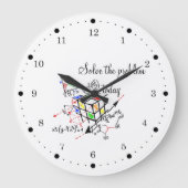 Solve the problem today große wanduhr (Vorderseite)