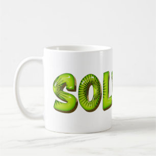 Solveig Name Kiwi Style Tasse Teetasse Kaffeetasse