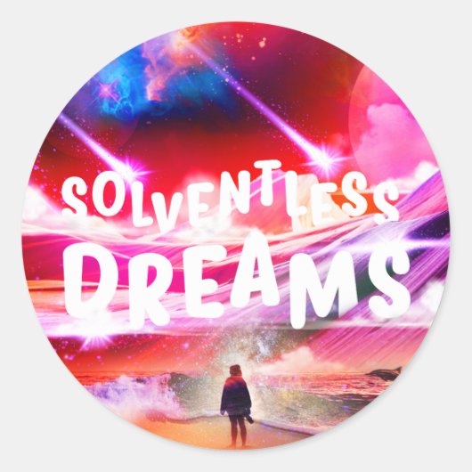 Solventless Dreams - Round Stickers (Vorderseite)
