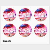 Solventless Dreams - Round Stickers (Blatt)