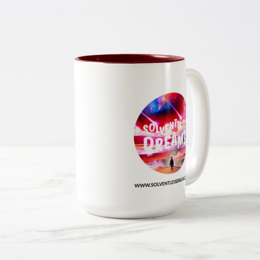 Solventless Träume - Tee-Tasse Zweifarbige Tasse (VorderseiteRechts)