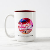 Solventless Träume - Tee-Tasse Zweifarbige Tasse (Links)