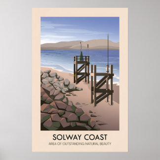 Solway Coast AONB Reiseposter Poster