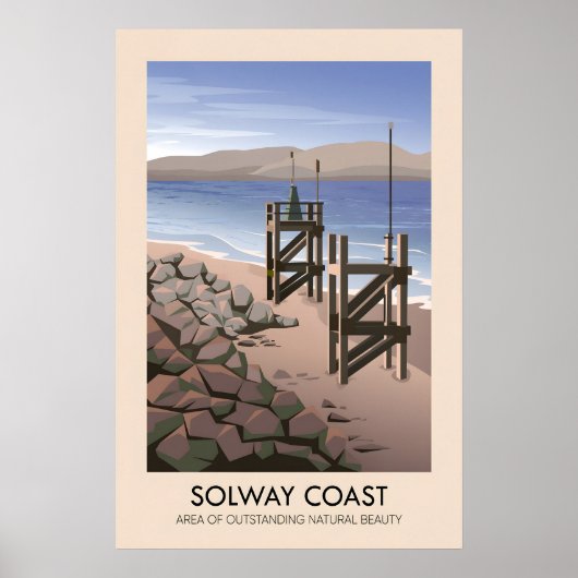 Solway Coast AONB Reiseposter Poster (Vorne)
