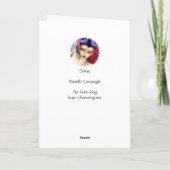 "Soma-" leere Gruß-Karte Karte (Rückseite)