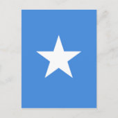 Somalaflagge Postkarte (Vorderseite)