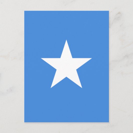 Somalaflagge Postkarte (Vorderseite)